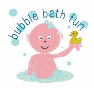 Picture of Bubble Bath Machine Embroidery Design