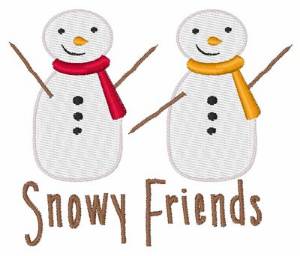 Picture of Snowy Friends Machine Embroidery Design