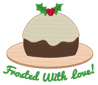 Frosted With Love Machine Embroidery Design