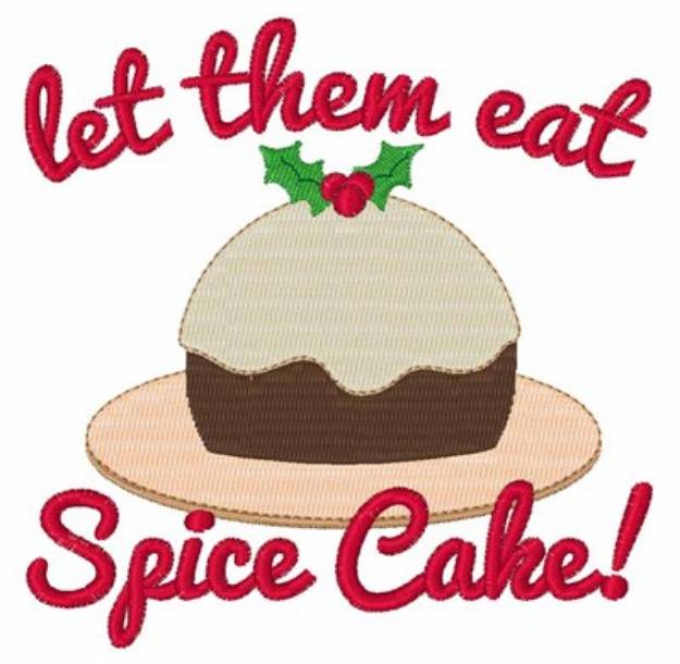 Picture of Eat Spice Cake Machine Embroidery Design