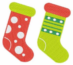 Picture of Christmas Stockings Machine Embroidery Design