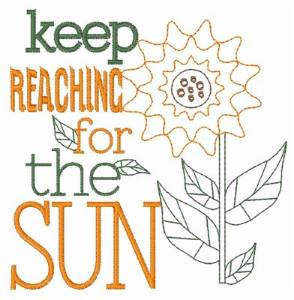 Picture of Reach For The Sun Machine Embroidery Design