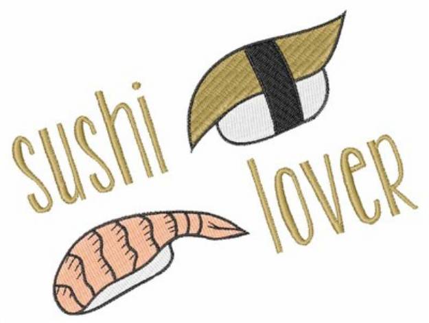 Picture of Sushi Lover Machine Embroidery Design