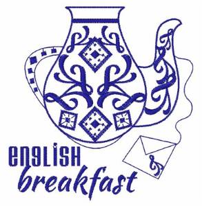 Picture of English Breakfast Machine Embroidery Design