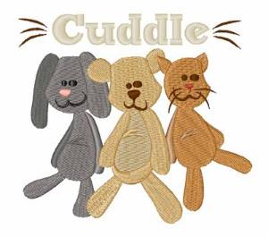 Picture of Cuddle Animals Machine Embroidery Design