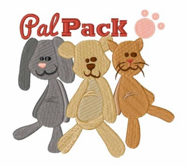 Picture of Pal Pack Machine Embroidery Design