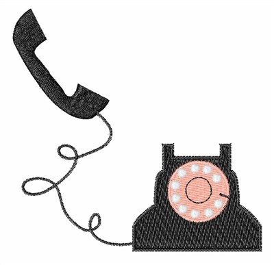 Ring! Ring! Machine Embroidery Design