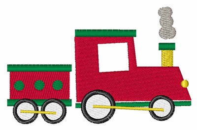 Express Train Machine Embroidery Design