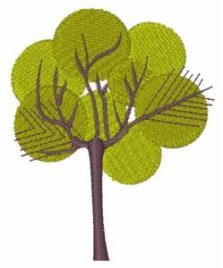 Picture of I Love Trees Machine Embroidery Design