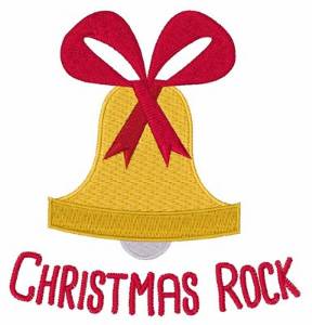 Picture of Christmas Rock Bells Machine Embroidery Design