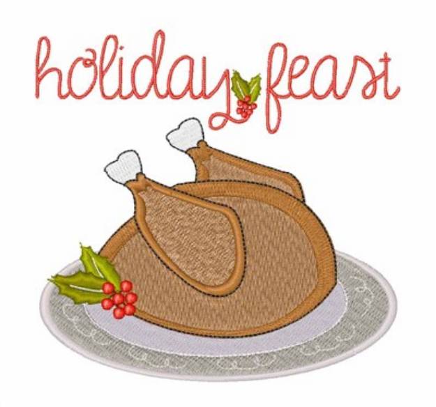Picture of Holiday Feast Machine Embroidery Design