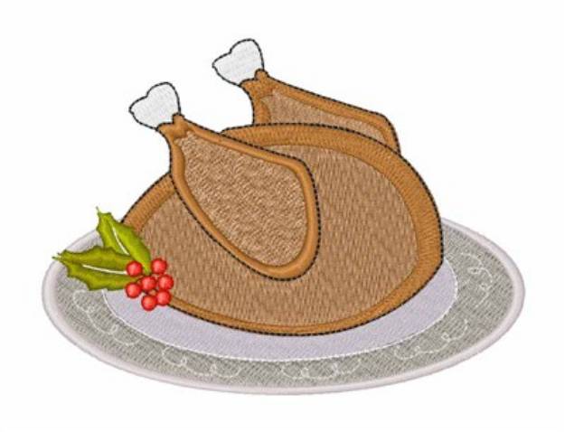 Picture of Christmas Turkey Machine Embroidery Design