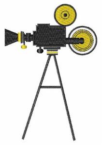 Picture of Movie Camera Action! Machine Embroidery Design