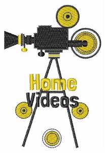 Picture of Home Videos Machine Embroidery Design