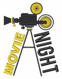 Picture of Movie Night Machine Embroidery Design