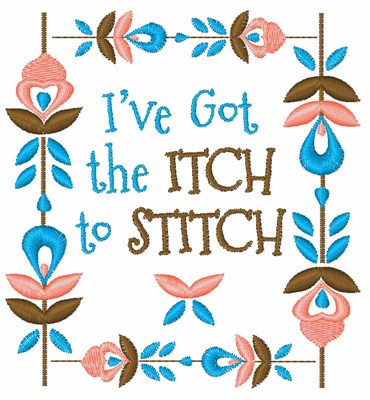 Itch To Stitch Floral Machine Embroidery Design