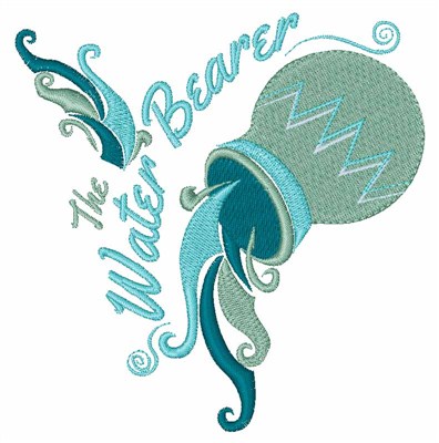 The Water Bearer Machine Embroidery Design