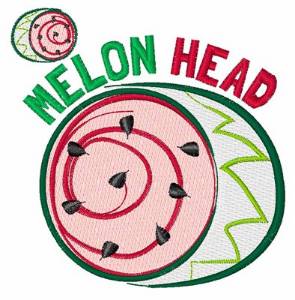 Picture of Melon Head Machine Embroidery Design