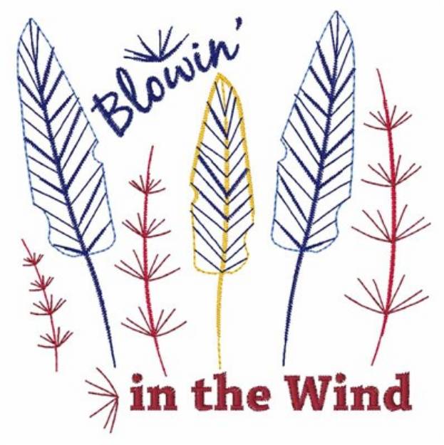 Picture of Blowin In The Wind Machine Embroidery Design