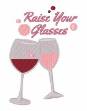 Picture of Raise Your Glasses Machine Embroidery Design