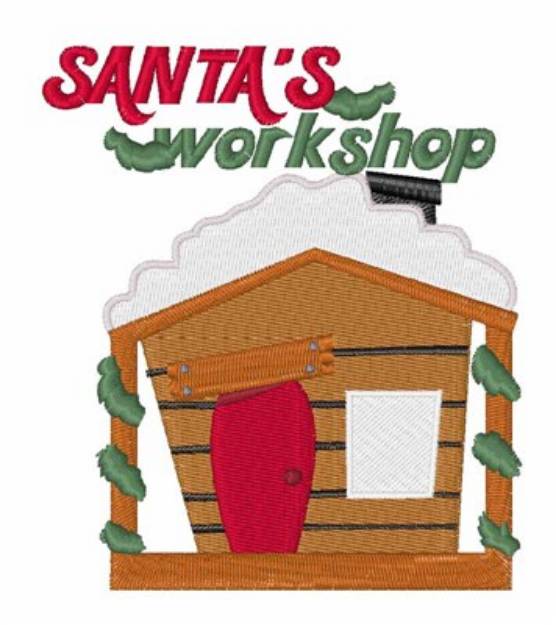 Picture of Santas Workshop Machine Embroidery Design