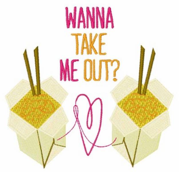 Picture of Wanna Take Me Out? Machine Embroidery Design