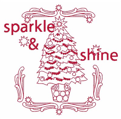 Sparkle & Shine Machine Embroidery Design