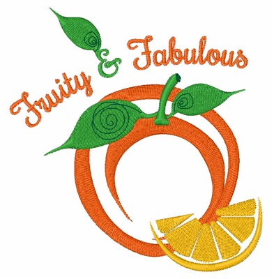Fruity Fabulous Machine Embroidery Design