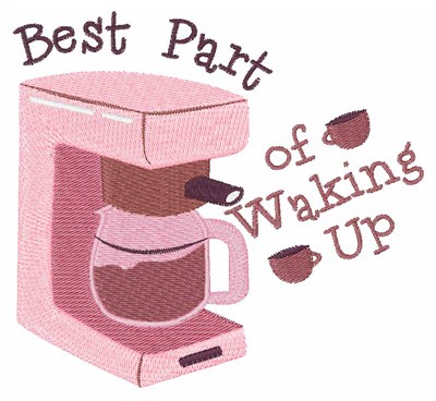 Reason For Waking Up Machine Embroidery Design