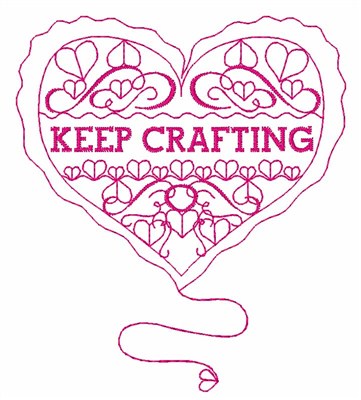 Keep Crafting Machine Embroidery Design