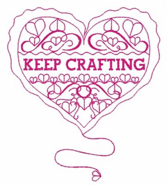 Picture of Keep Crafting Machine Embroidery Design