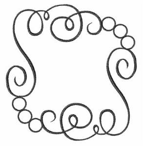 Picture of Holiday Swirl Machine Embroidery Design