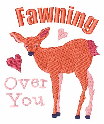 Fawning Over You Machine Embroidery Design