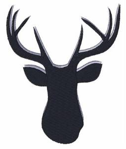Picture of Deer Silhouette Machine Embroidery Design