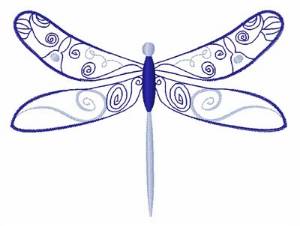 Picture of Dragonflly Machine Embroidery Design