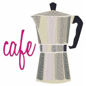 Picture of Coffee Cafe Machine Embroidery Design