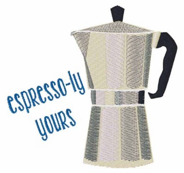 Picture of Espresso-ly Yours Machine Embroidery Design