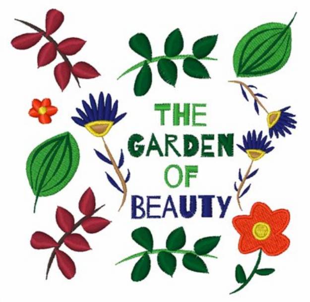 Picture of Garden Of Beauty Machine Embroidery Design