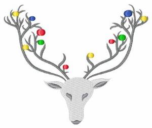 Picture of Christmas Deer Machine Embroidery Design