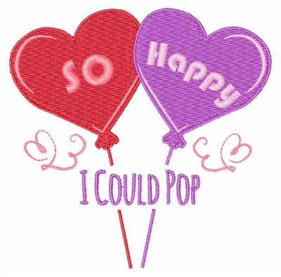 So Happy Balloons Machine Embroidery Design