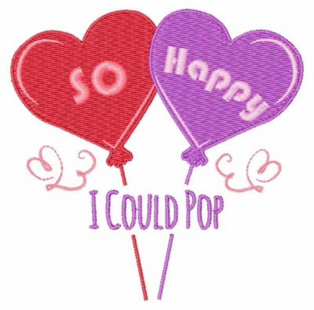 Picture of So Happy Balloons Machine Embroidery Design