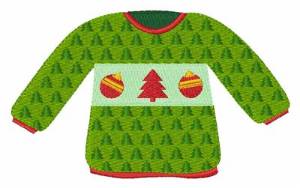 Picture of Christmas Sweater Machine Embroidery Design