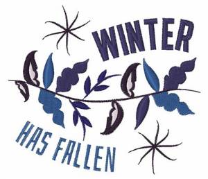 Picture of Winter Has Fallen Machine Embroidery Design