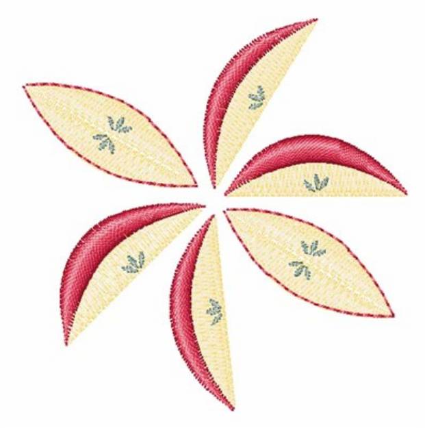 Picture of Apple Slices Machine Embroidery Design