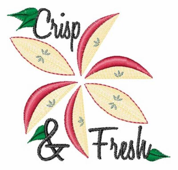 Picture of Crisp & Fresh Apples Machine Embroidery Design