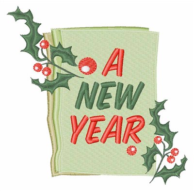 A New Year Machine Embroidery Design