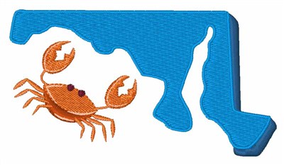 Mayland Crab Machine Embroidery Design