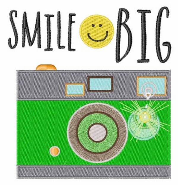 Picture of Smile Big Machine Embroidery Design
