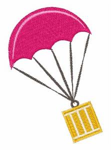 Picture of Parachute Crate Machine Embroidery Design