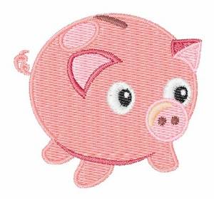 Picture of Piggy Bank Machine Embroidery Design